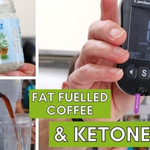 How does a 'Fat Fuelled Coffee' impact blood sugar & ketone levels? // 'Bullet-proof Coffee' Test