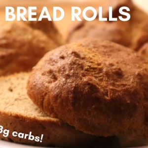 Keto Bread Rolls: Both with & without tins // UK Keto Linseed Bread Recipe