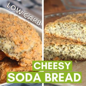 KETO SODA BREAD // Cheesy, Non-Eggy, Low Carb Bread Rolls!