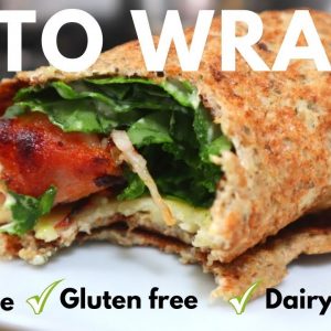 Keto Wrap & Tortilla Recipe! // Low Carb Lunch Idea