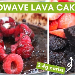 Microwave Lava Cake! // UK Keto Dessert Recipe