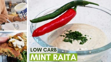 Sandie's Mint Raita Recipe // Low Carb & Keto