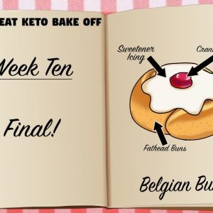 KETO Belgian Buns 🥮 🍒 || The Great British Bake Off 2021 || The Keto Kitchen