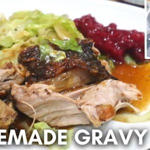 How to Make a Quick Keto Gravy: Homemade Turkey / Chicken Stock
