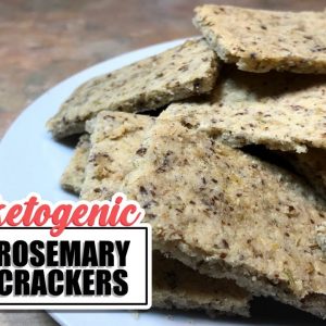 Rosemary Crackers || 🎄 12 Days of Keto Christmas 🎄