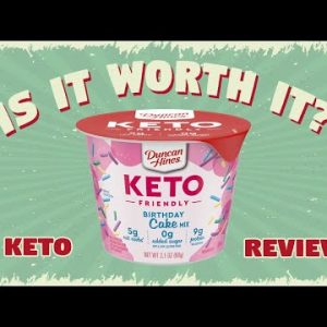 IS IT WORTH IT? - Duncan Hines' Keto Birthday Cake Mix || Keto Review