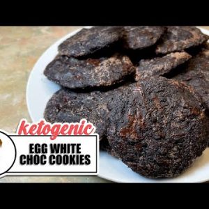 Egg White Chocolate Cookies (NO FLOUR!) || The Keto Kitchen UK