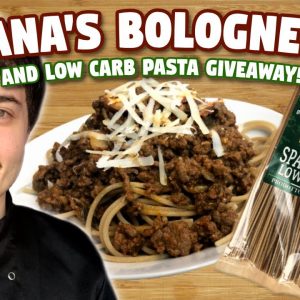 Nana's Bolognese & UK Low Carb Pasta Giveaway! || The Keto Kitchen UK
