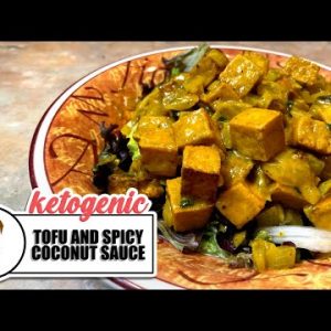 Tofu & Spicy Coconut Sauce || The Keto Kitchen UK