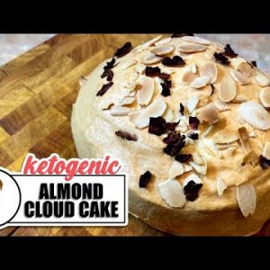 Almond Cloud Cake (15kcal!) || The Keto Kitchen UK