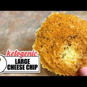 Large Cheese Chip (MICROWAVE) || The Keto Kitchen UK