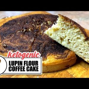 Lupin Flour Coffee Cake || The Keto Kitchen UK