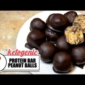 Protein Bar Peanut Balls || The Keto Kitchen UK