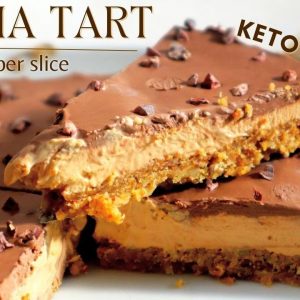 Delicious keto dessert to WOW guests... Mocha Tart // Low Carb UK Recipe