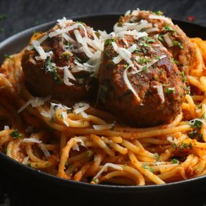 The Spaghetti Incident - The EASIEST Spaghetti & Meatballs (Keto/Low Carb/High Protein Friendly)