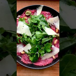 Would you eat raw beef? Try this beef carpaccio and you will see the light